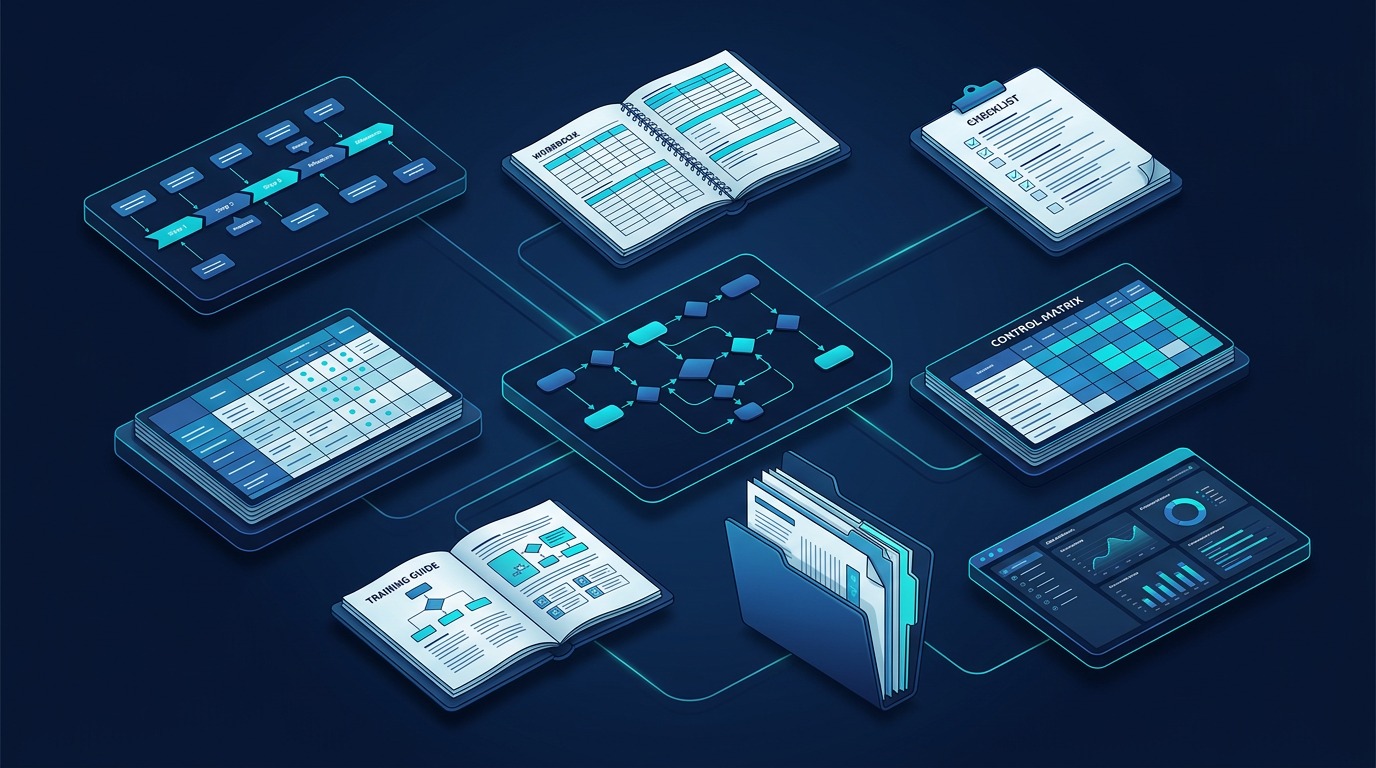 Connected workflows, evidence, and review points organized into practical systems